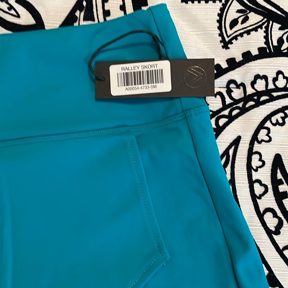 Savvi Ralley Skort in aqua small - Picture 4 of 6